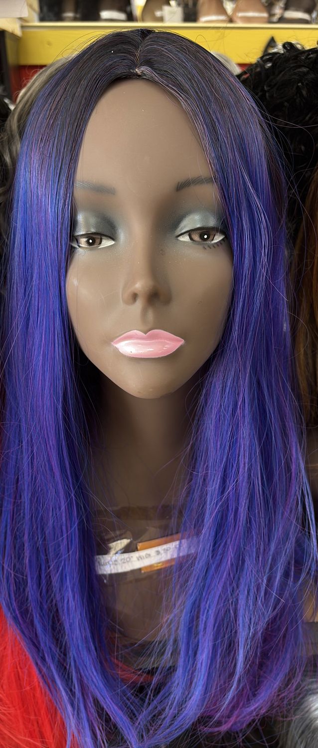 purple 20” wig