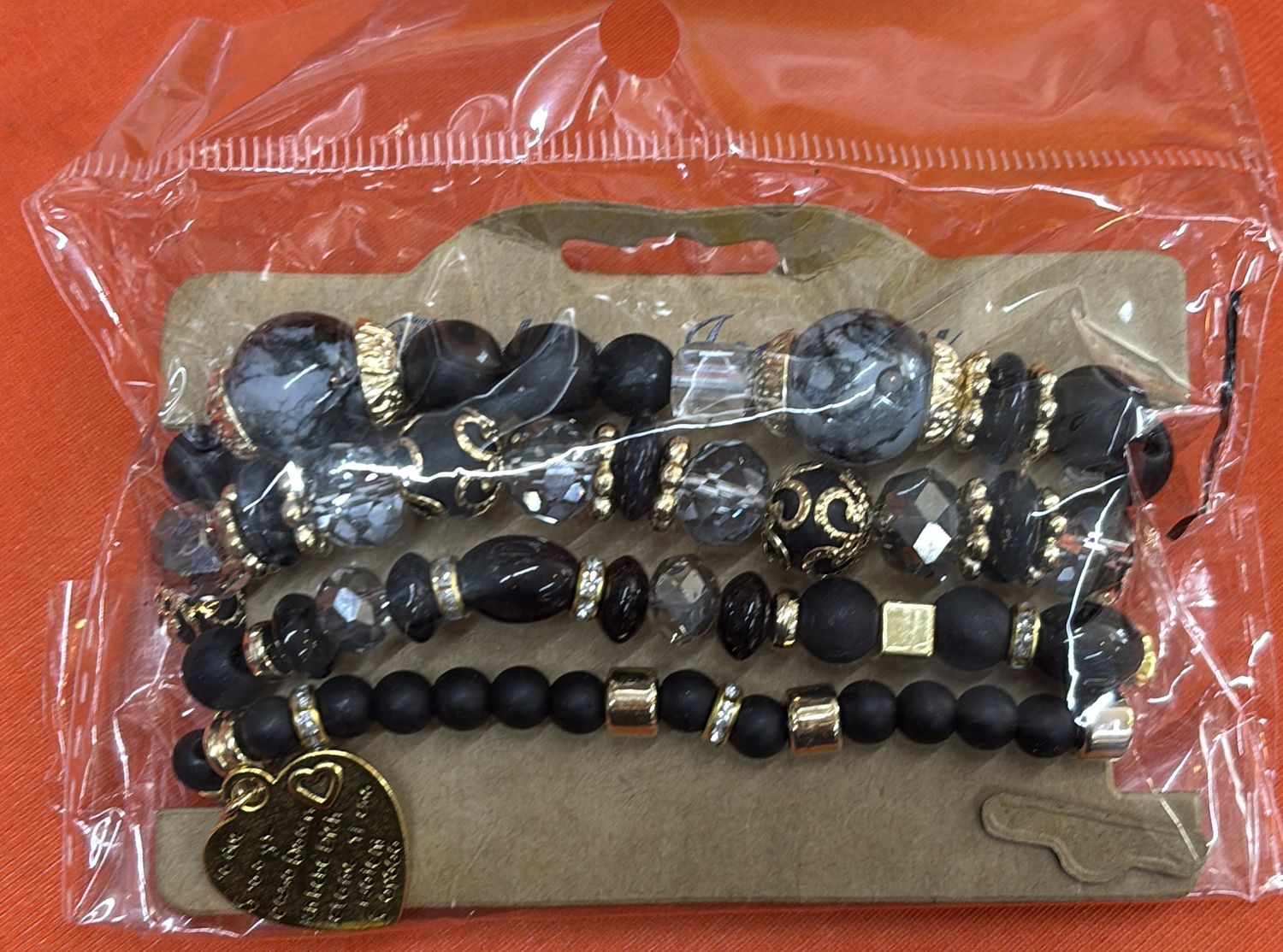 Fashion Jewelry black bracelet set