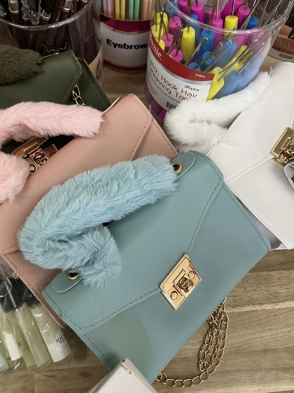 Purse Autumn winter multicolor blue
