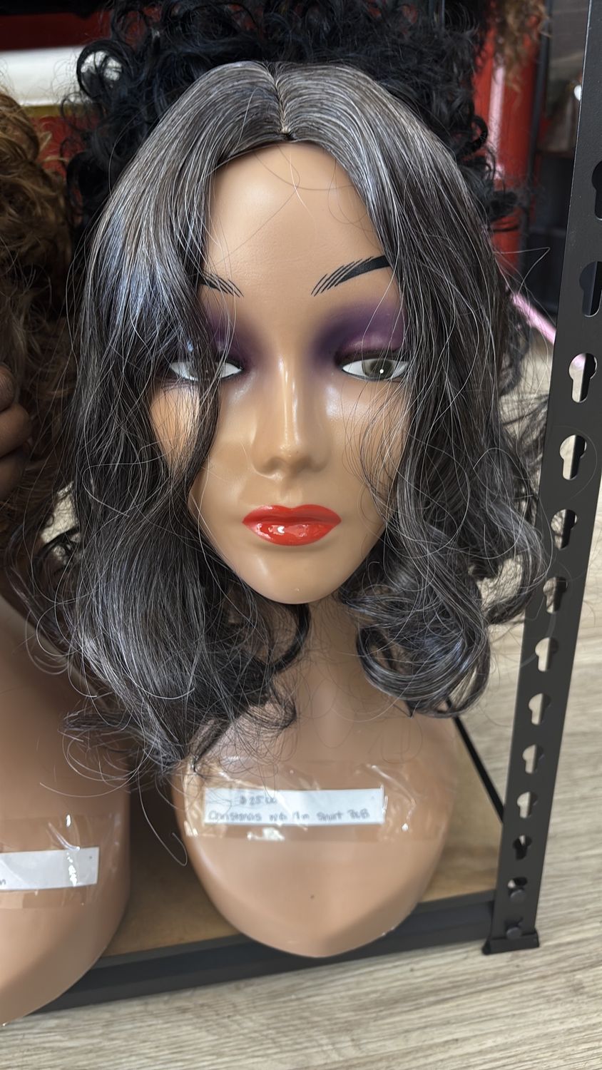 christmas wig 18in short bob wig