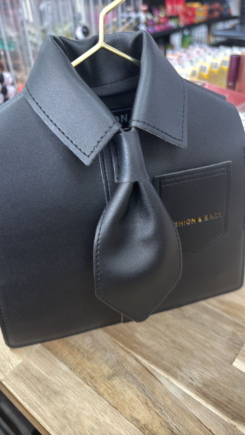 Black clothing bag purse