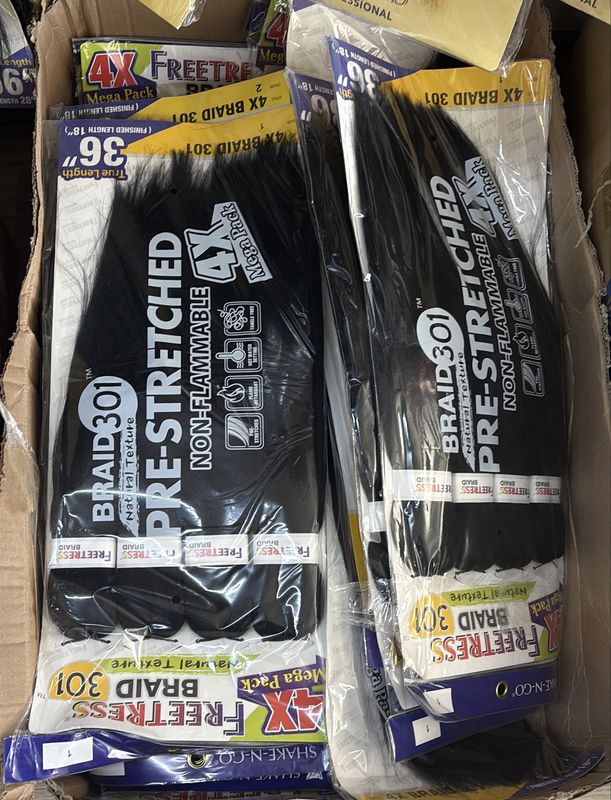 new years sale freetress multi pack 36” &amp; 18”