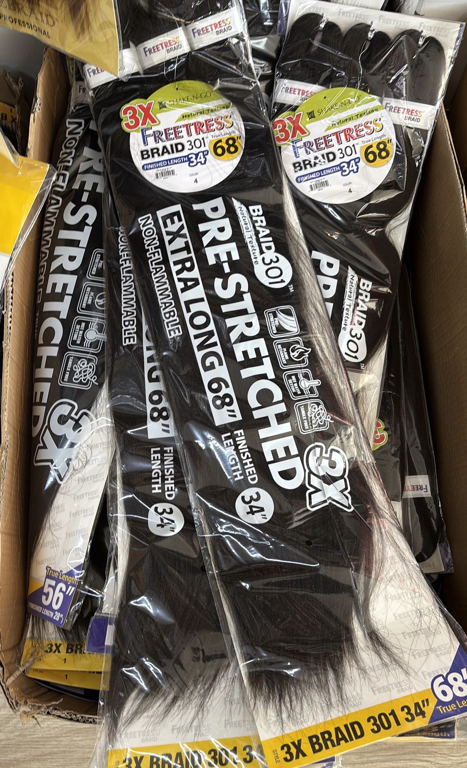 new years sale freetress braid 68”