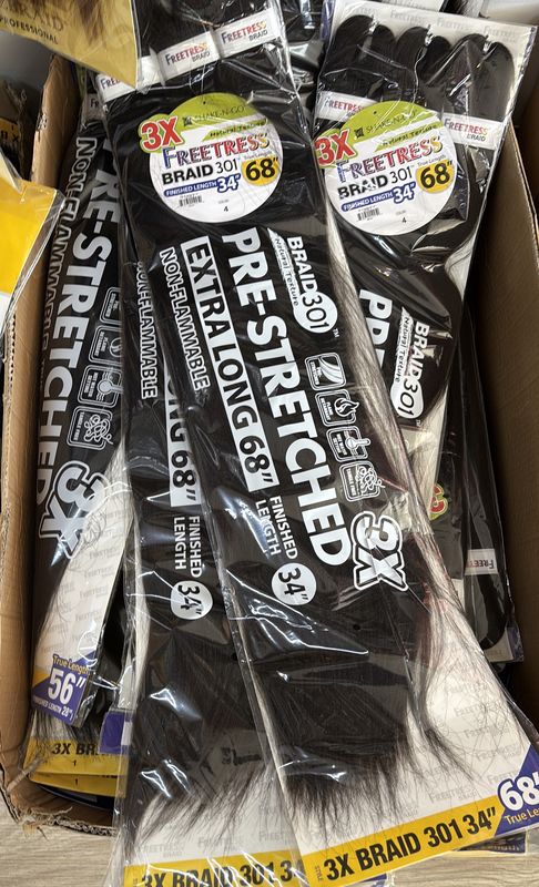 new years sale freetress braid 68”