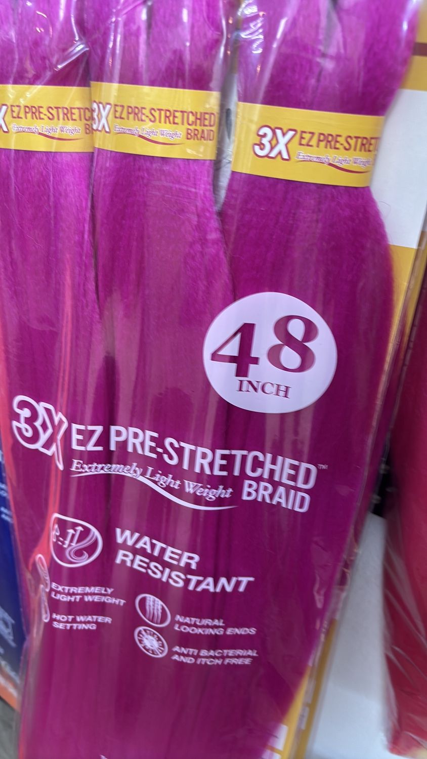 new year sale red and pink braid hair