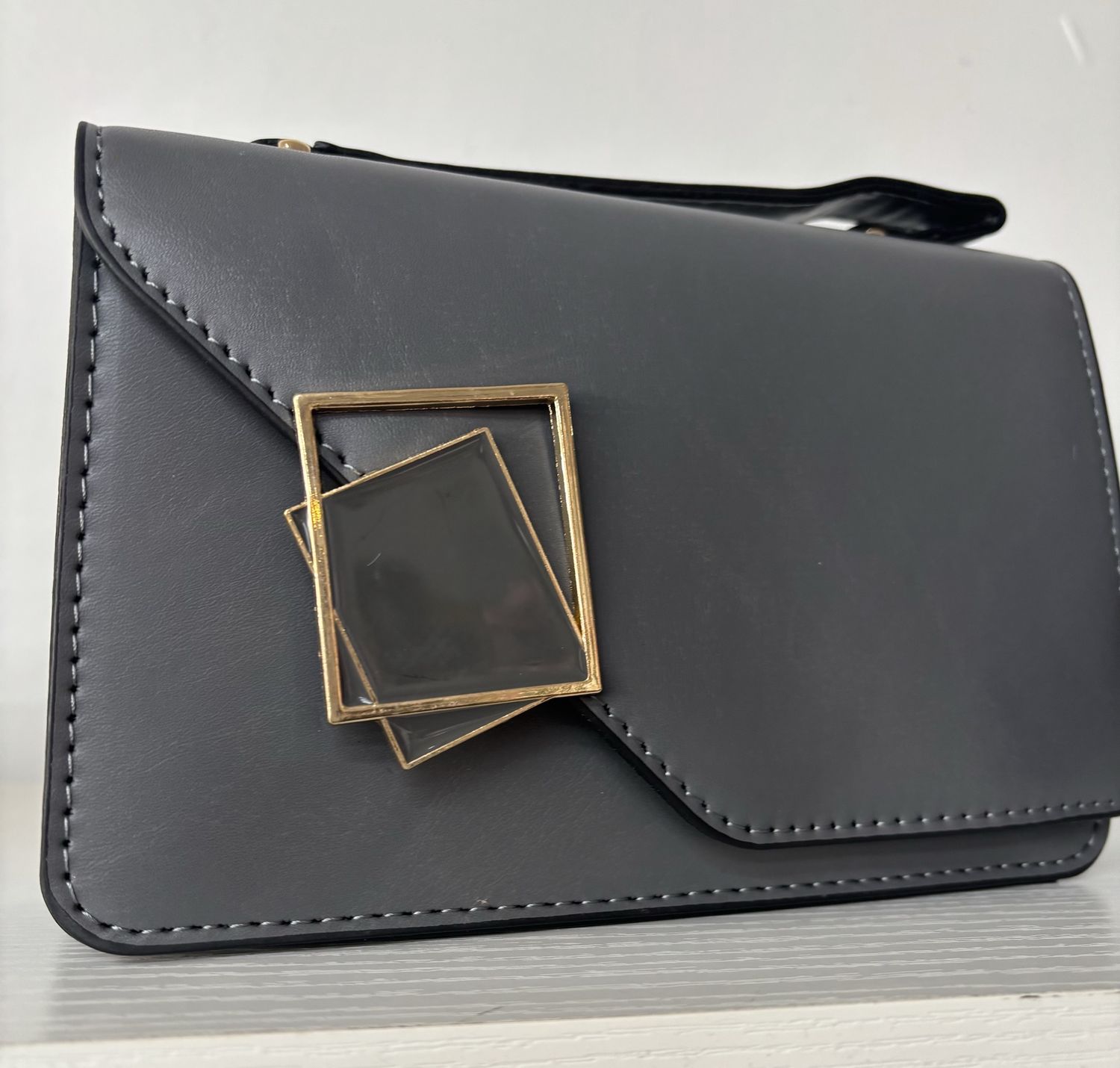 Purse Decorative Clutch  Gray