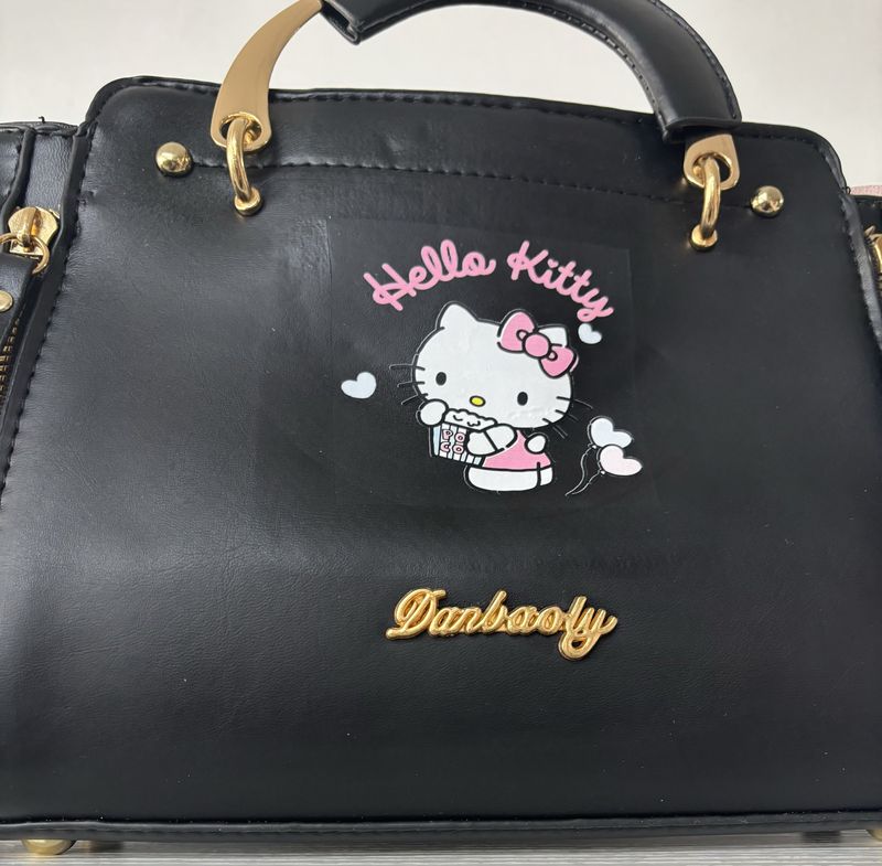 Hello Kitty Purse &amp; Pouch Blk