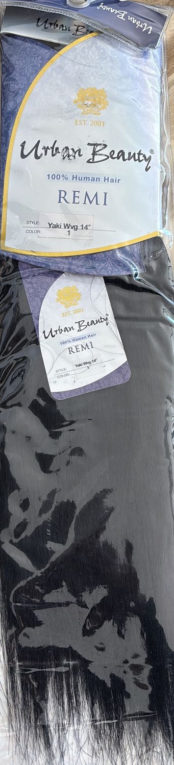 Remi human hair yaki wvg 14” 1
