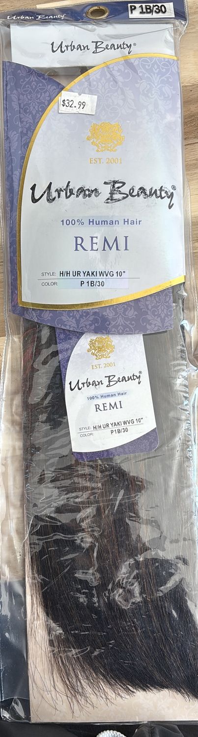 Remi human hair yaki wvg 10” P1B/30