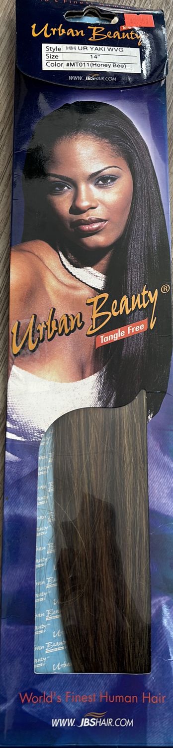 Urban Beauty Human Hair Yaki 14” honey Bee