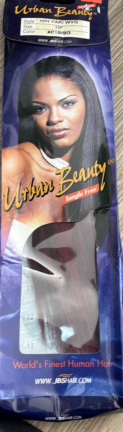 Urban Beauty Human Hair Yaki 10” P1B/BG