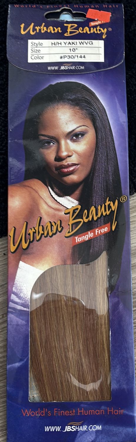 Urban Beauty Human Hair Yaki 10” P30/144