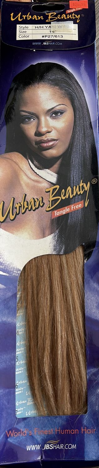 Urban Beauty Human Hair Yaki 14” P27/613