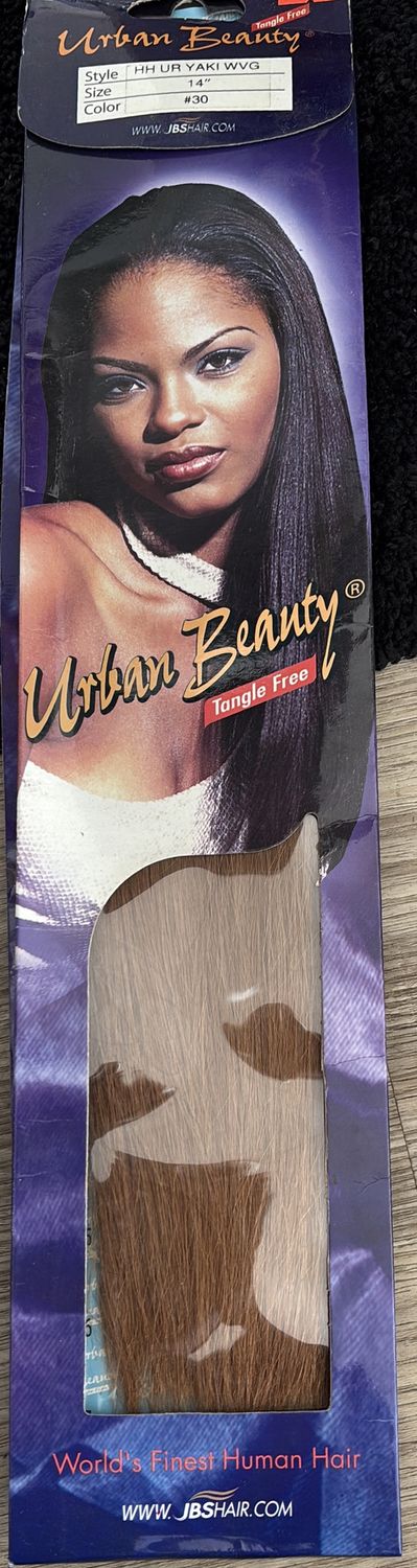 Urban Beauty Human Hair Yaki 14” 30