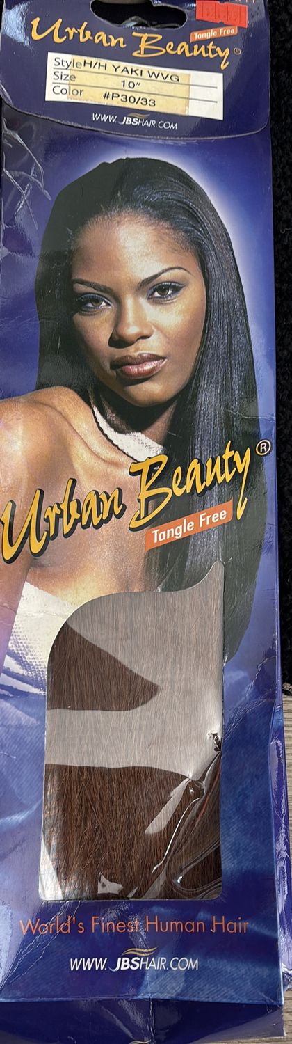 Urban Beauty Human Hair Yaki 10” P30/33
