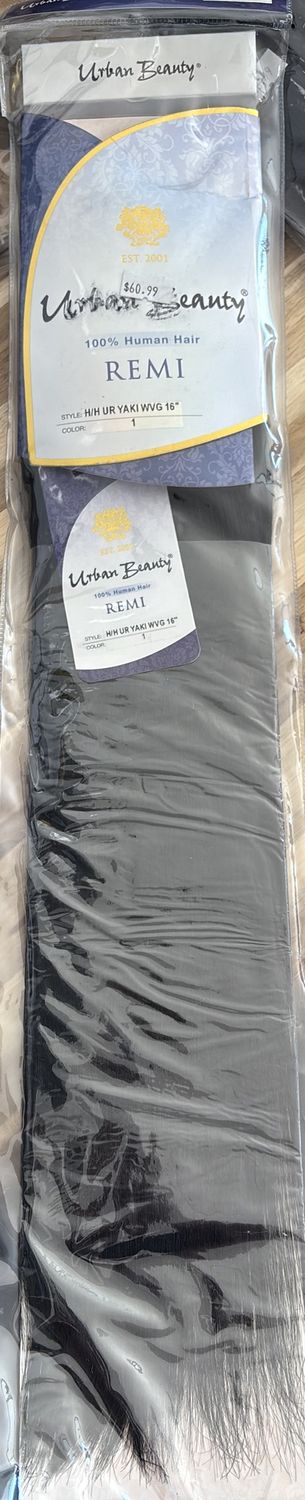 Remi Human Hair Yaki wvg 16” 1