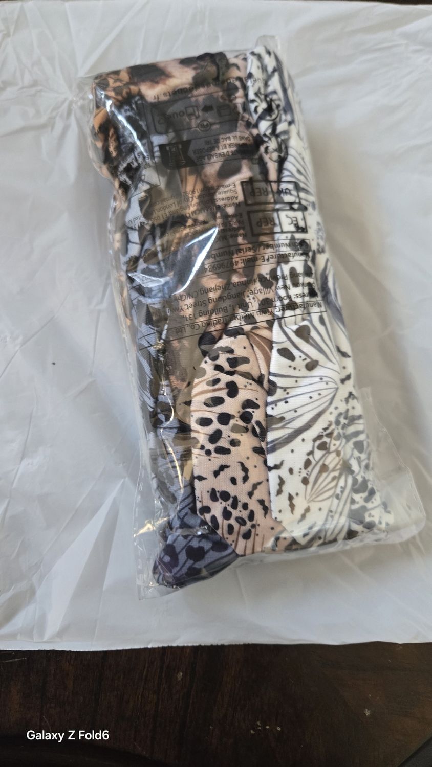 Leopard Skin HEAD Bands 5 pk