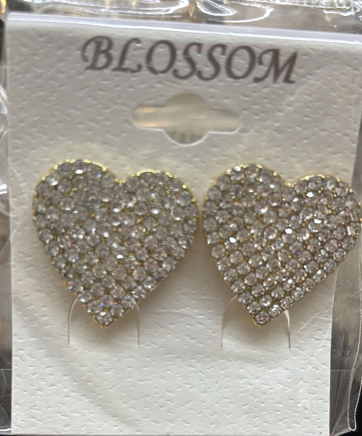 Blossom Heart earrings gold