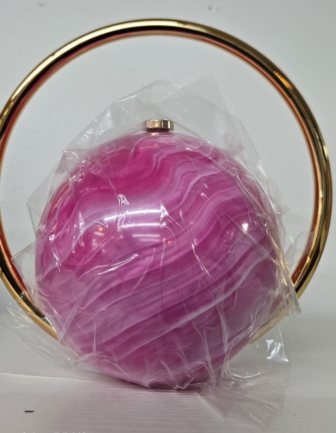 Purse Pink Globe