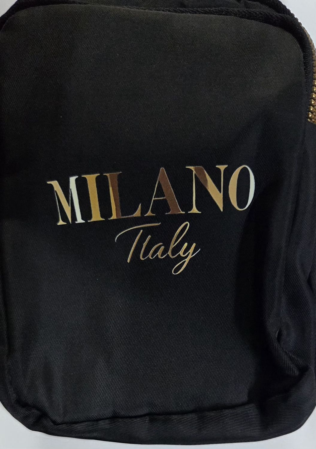 Milano  Black &amp; Gold Cross Body Bag