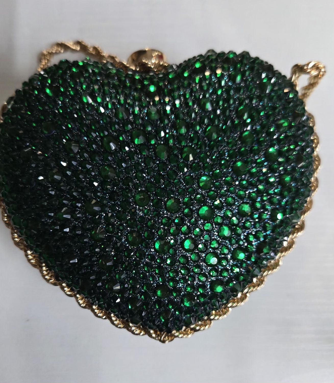Purse Green  Heart