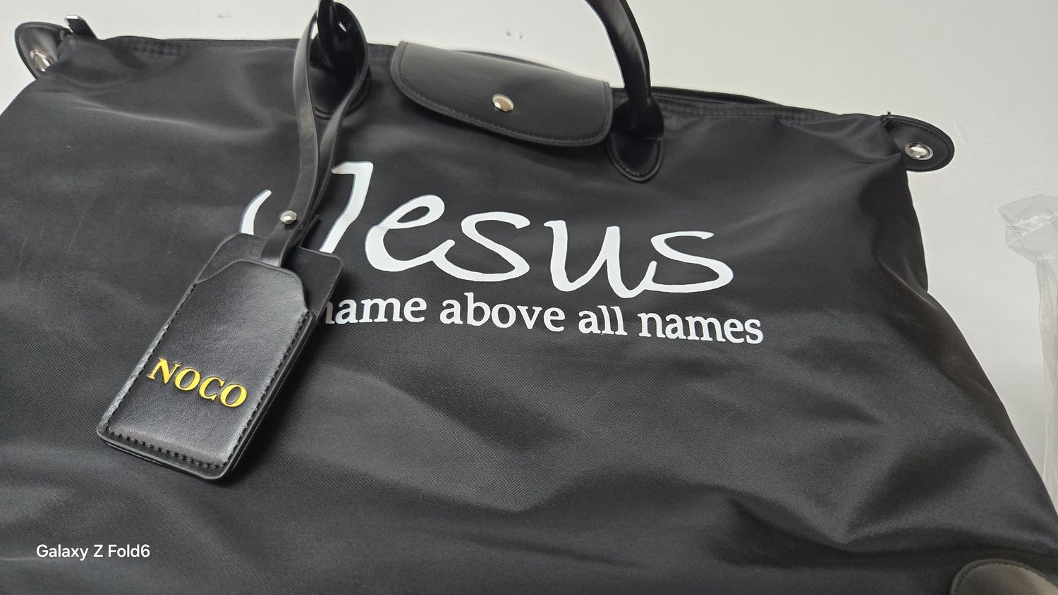 Noco Jesus Black TOTE  Bag