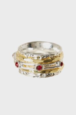 Garnet Spinner Ring