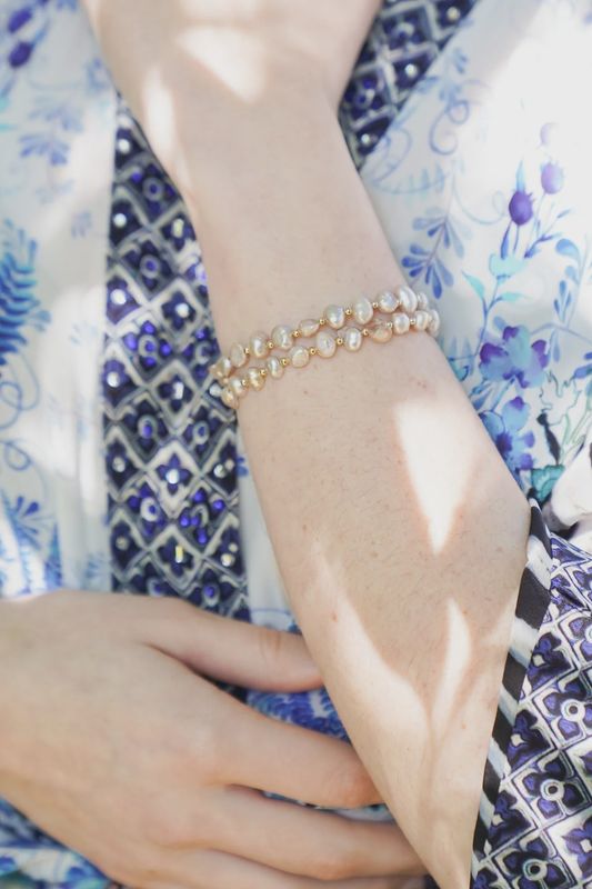 Natural Stone Adjustable Pull Bracelet