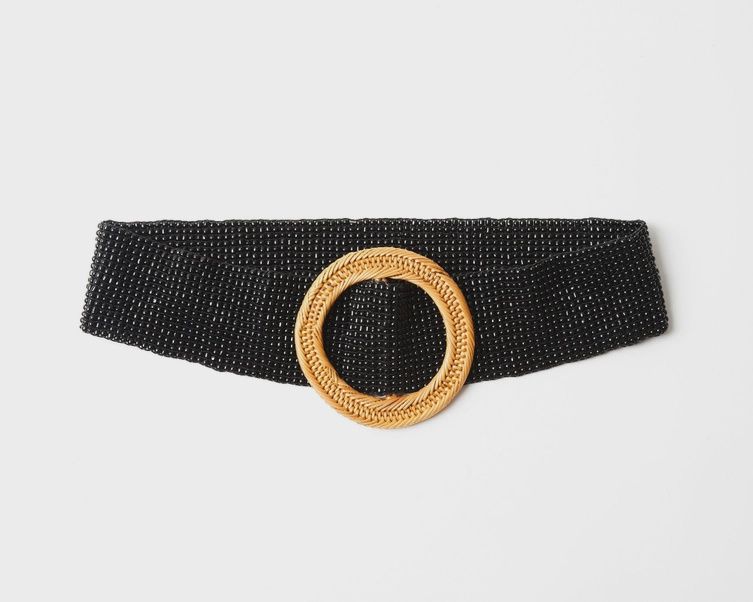 Beaded Glass Belt