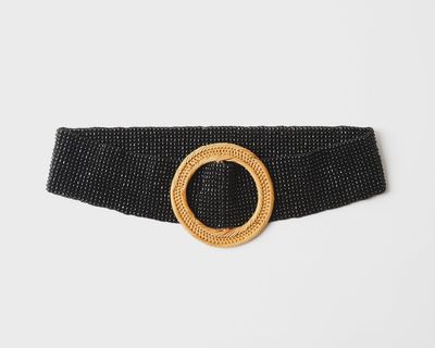 Beaded Glass Belt