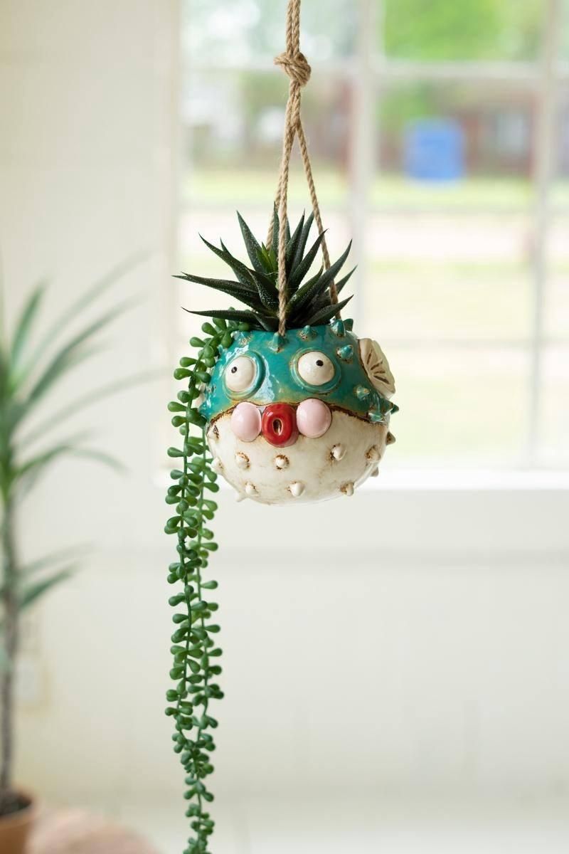 Blowfish Planter (NO GREENS)