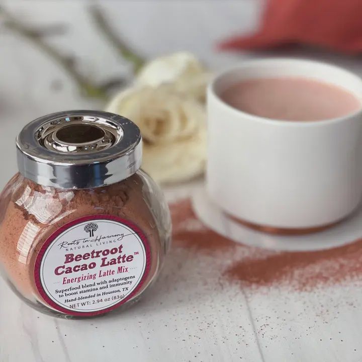 Beetroot Cacao Latte, Size: 2.6 oz Jar