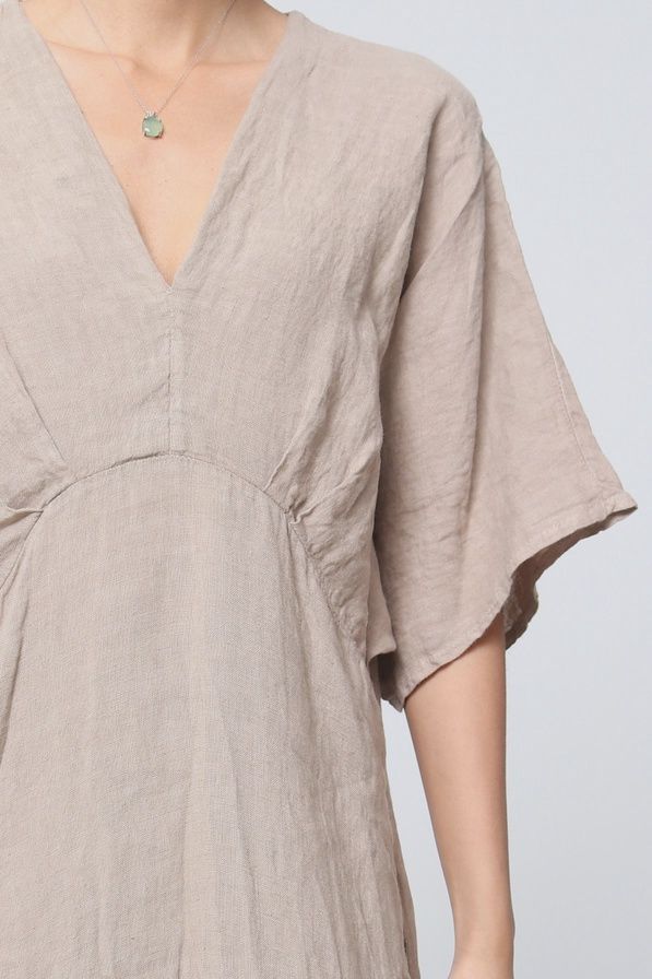 Blushed Linen Dress O/S