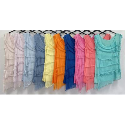 Silk Flutter Tank  Top OS