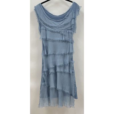 Silk Flutter Tank Dress (Knee Lgth)