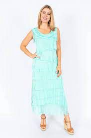 Long Silk Flutter Maxi Dress O/S