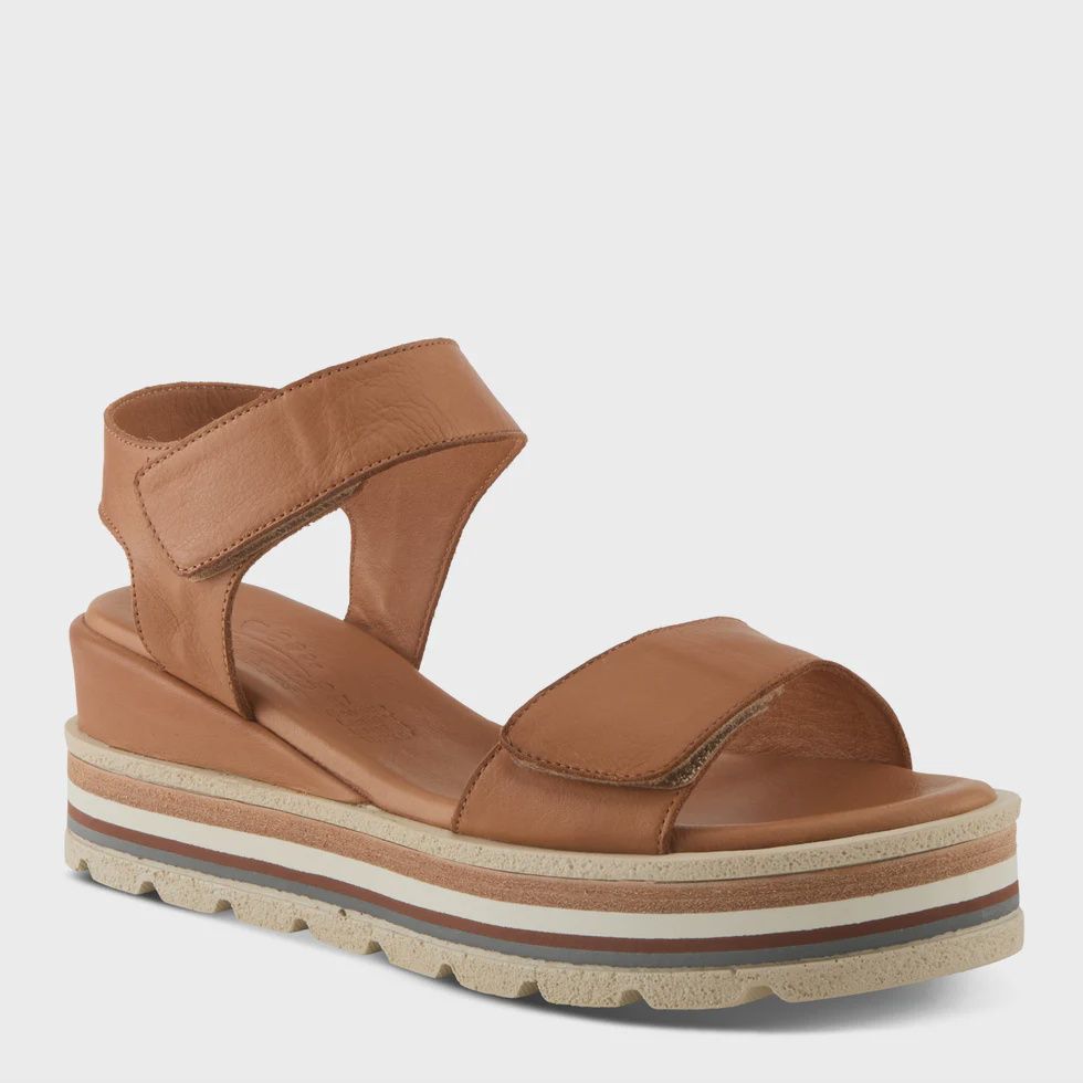 HILEMAN SANDAL, Colour: CAMEL, Size: 37/7