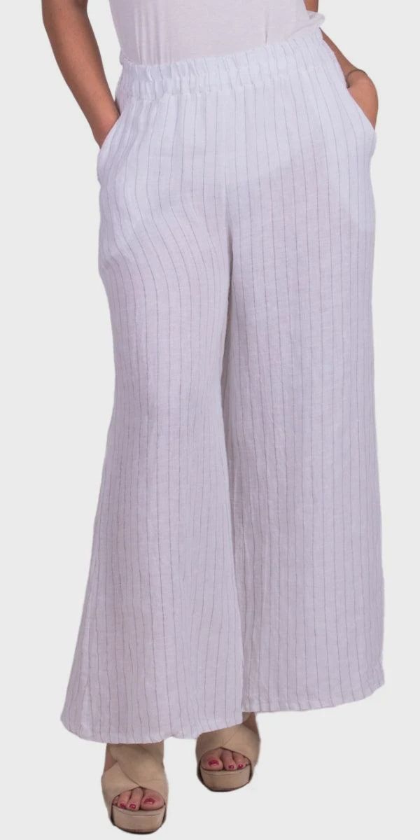 Striped Linen Pant OS