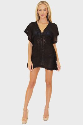 Black Cotton Coverup