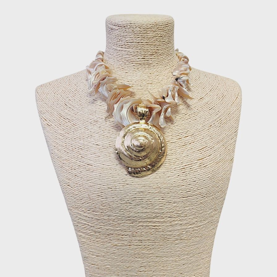 Spiral SHell Necklace