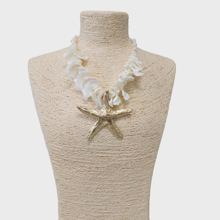 Golden Starfish Necklace