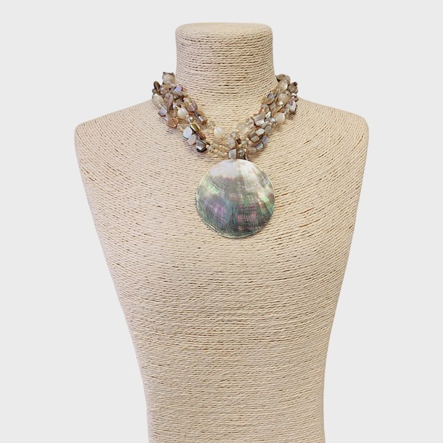 Shell Disc Necklace