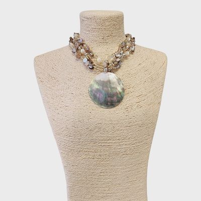Shell Disc Necklace