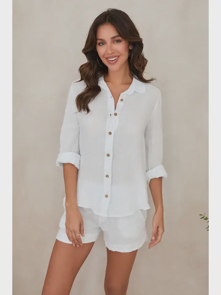 Liliana Linen Top, Size: XS