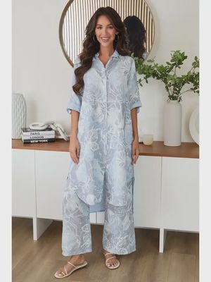 Lotus Linen Tunic