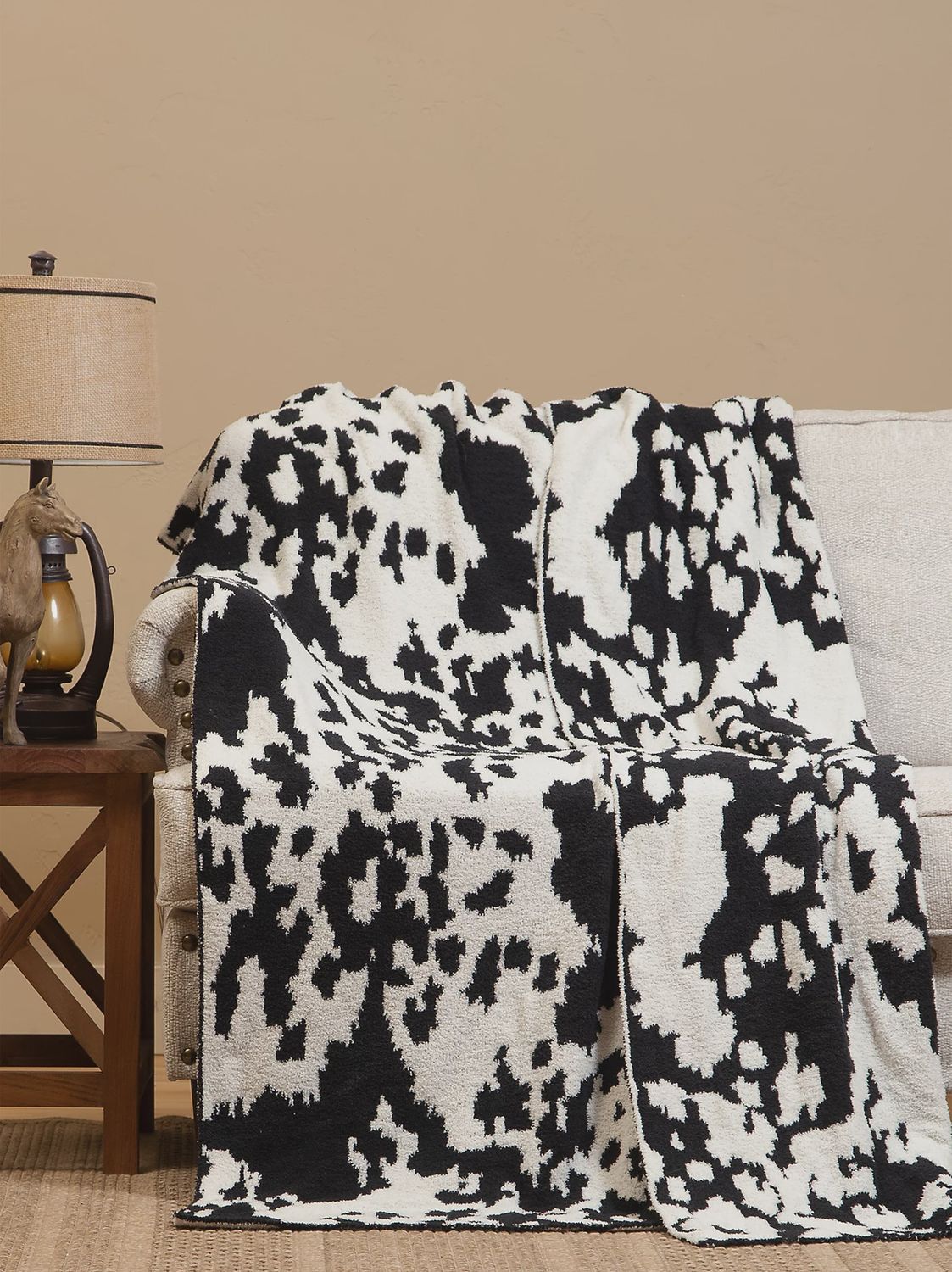 Throw Blanket - Stretchy, ICON: COW HIDE