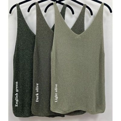 Shimmer Thread Tank O/S