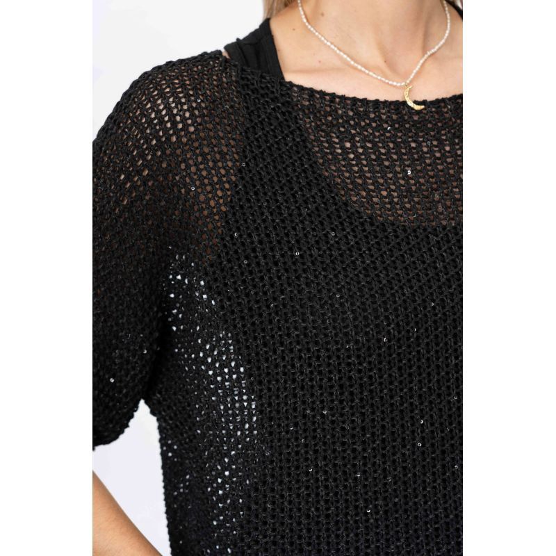 Holiday Sparkle Sweater O/S, Colour: MIDNIGHT