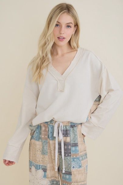 Bandana Top LS, Size: s