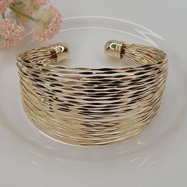 50 Bands of Gold Cuff Bracelet